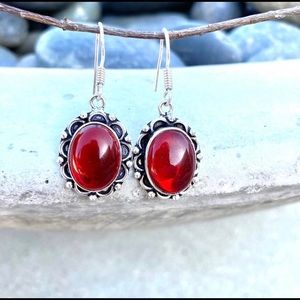 SUNDANCE GARNET EARRINGS